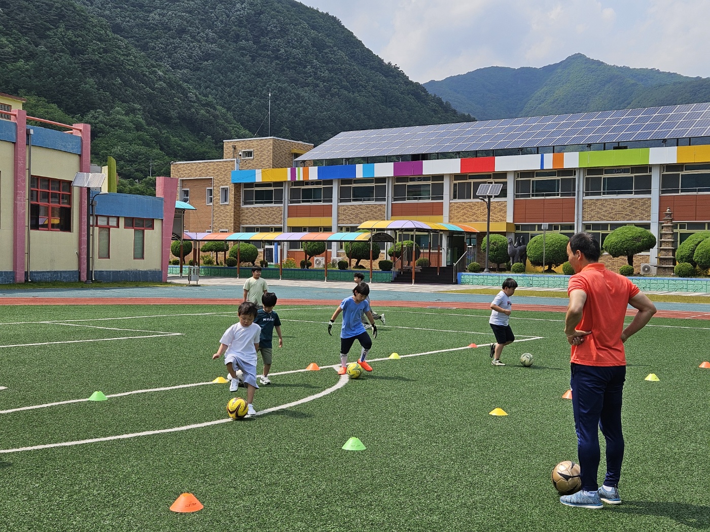 축구교실 사진